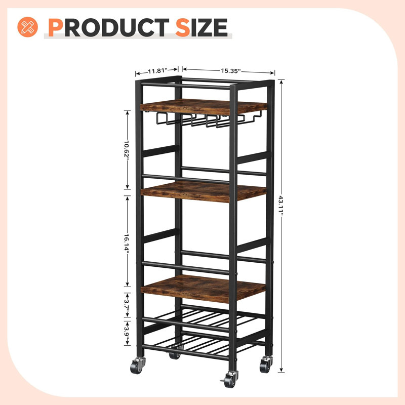 Metal Bar Cart