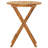 vidaXL Garden Dining Set Natural wood Solid acacia wood Compact Foldable