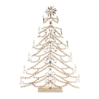 Jewel Christmas Tabletop Tree 17 IN H