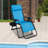Jaleasa Outdoor Rust-Resistant Metal Chaise Lounge-982928594