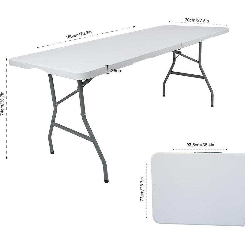 90cm Rectangular Banquet Table