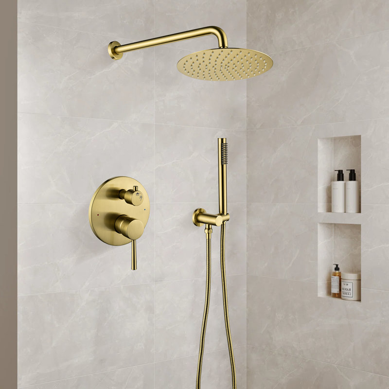 Système de douche complet avec valve brute