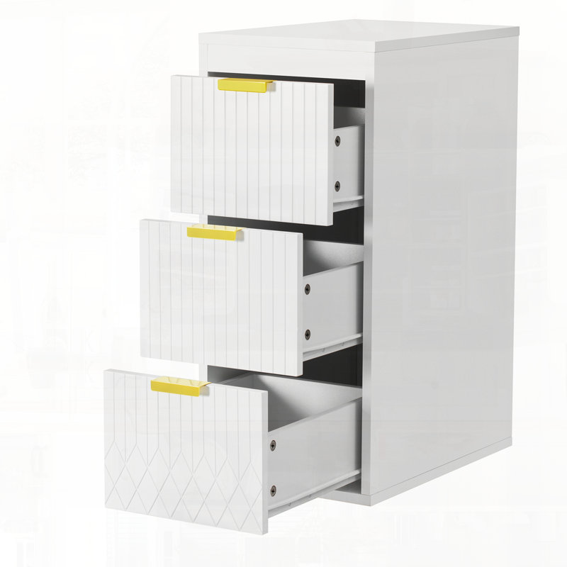 Armoire flottante murale multifonctionnelle avec tiroirs, Blanc