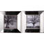 Cadre photo rétro argenté 15/15 "S / 2: Miroir avec mouchetures, art convenable et exposition d'images, idéal pour