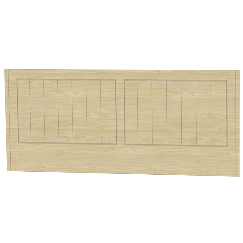 Fully Assembled Saxena Headboard, Small Double (4'), White