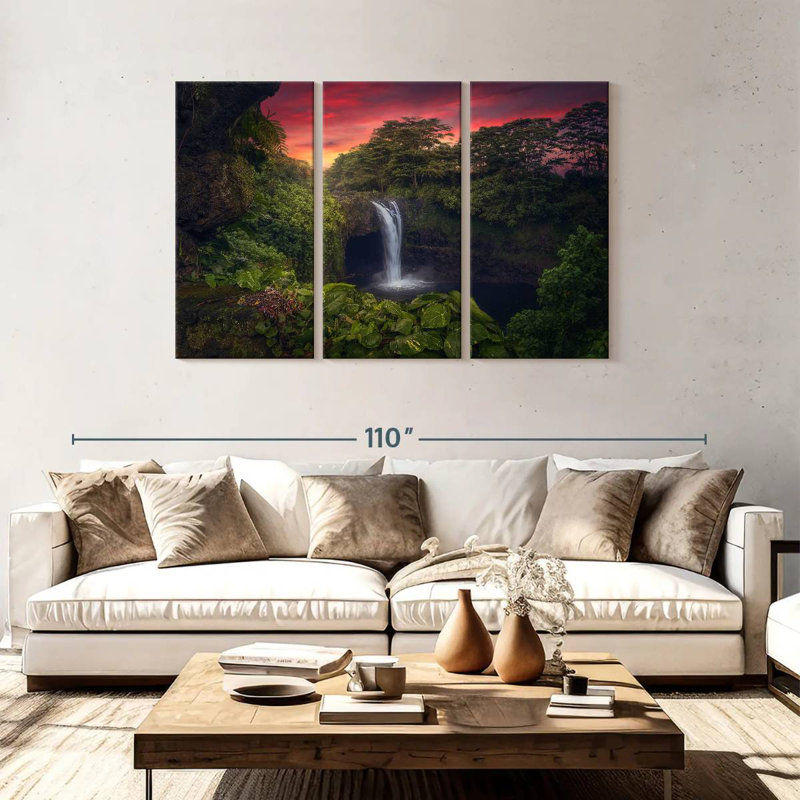 Rainbow Falls à Hilo, H 48 po x l 74 po