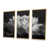 Toile naturelle avec cadre flottant