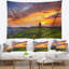 Tapisserie phare au coucher du soleil-214527576