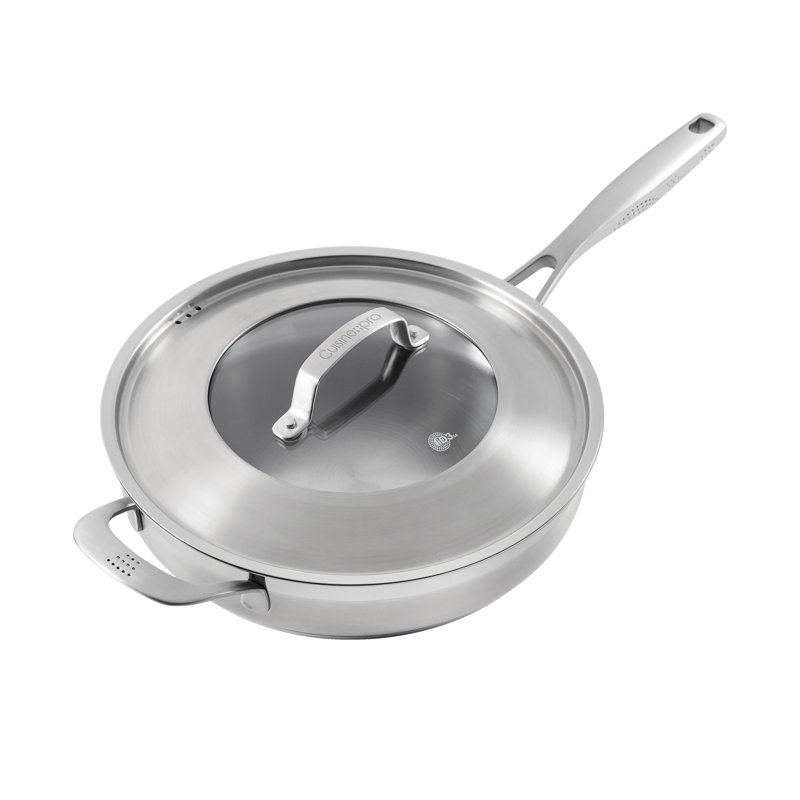 Cuisine::pro® iD3® SS 3.5 Qt. Sauté Pan with Lid