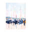 «Watercolor Boat Club II» par Emma Scarvey - peinture sur toile tendue-1221045436