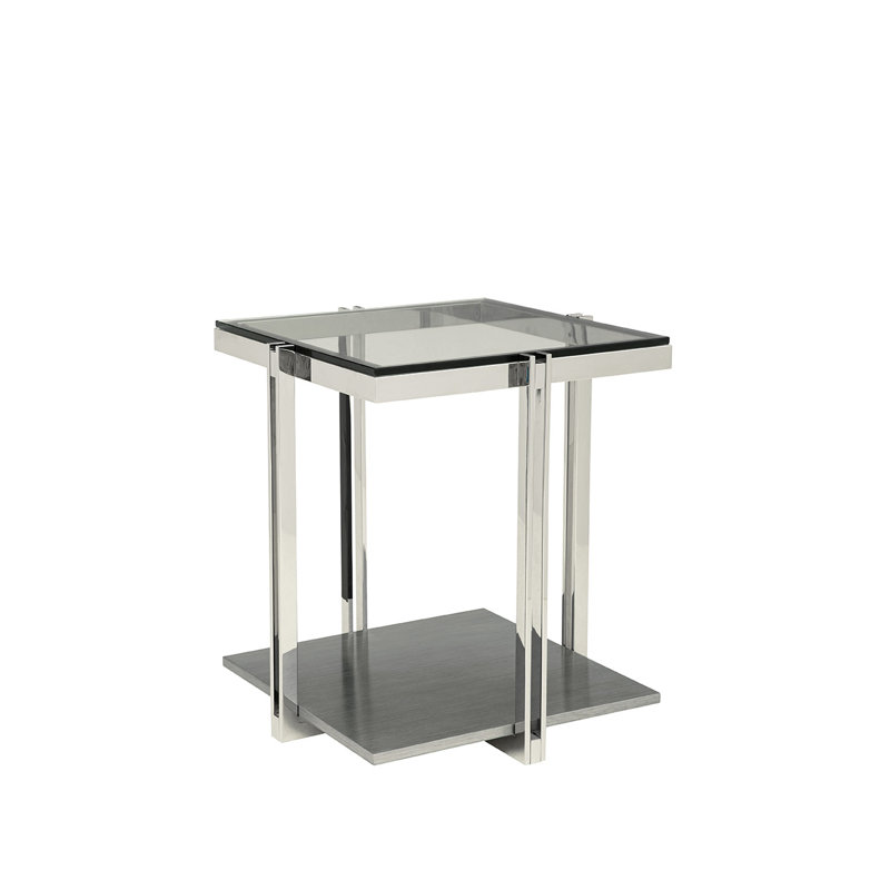 Apex End Table - Gold, Silver