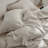 Linen Ruffled Duvet Cover Set-700940655-696302582