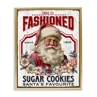 Art mural sur toile Old Fashioned Cookies par Creatif Belle