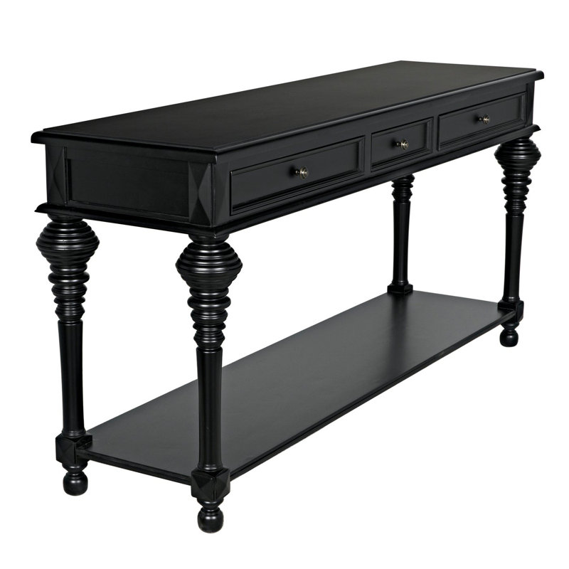 Noir Colonial Console Table | Wayfair