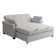Serta Sabrina 73" Queen Rolled Arm Tufted Back Convertible Sleeper Sofa with Cushions
