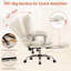 Fauteuil de direction avec repose-pieds, fauteuil de bureau inclinable et pivotant avec support lombaire-129204072