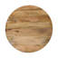 Wood Slatted Round Coffee Table,  Oak-Ish, Light Brown