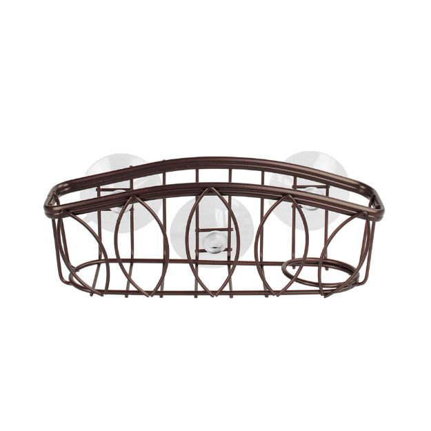 Leaf Suction Sponge & Brush Holder, Bronze