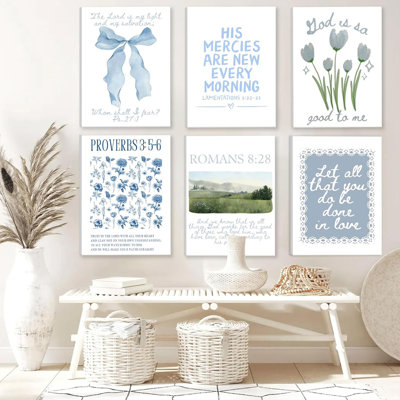 6 Piece Wrapped Canvas Print