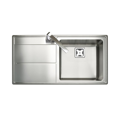 Arlington 98.5 x 50.8cm Kitchen Sink in Stainless Steel
