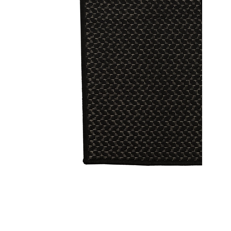 Tapis noir Felicidade, Rectangle 2 pi x 3 pi