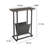 Bedside Table With Storage Shelf, Narrow Side Table, Slim Magazine Table For Small Space-321638901