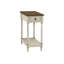 Table d'appoint, table de bout à 2 niveaux, table de bout, table de chevet, chambre à coucher, étroite, lampe, tiroir de rangement-783080451