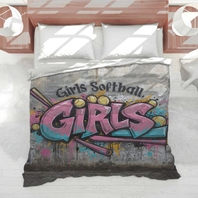 Édredon graffiti pour filles
