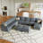 Edorta Upholstered U-Shaped Sectional-1244759234