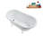 57.5'' x 29.5'' Soaking Acrylic Bathtub-83636146-83636134
