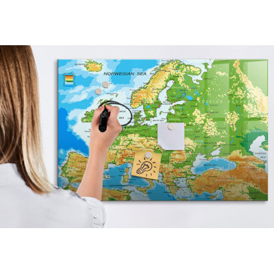 Magnetic Glass Dry Erase Board