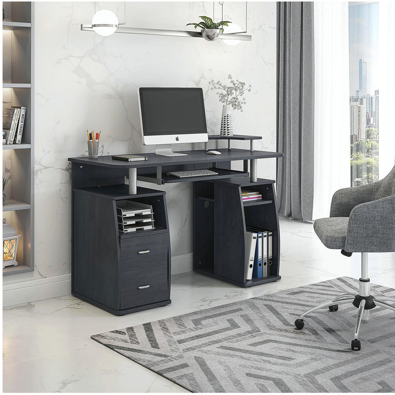 Bureau d'ordinateur avec rangement Techni Mobile
