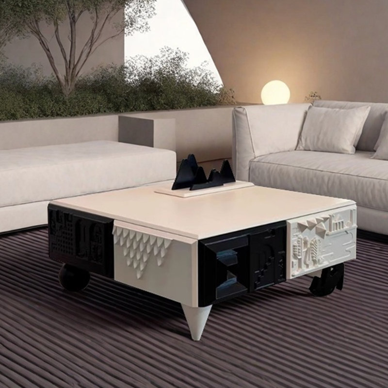 Individual creative design sense coffee table, 15.74" H x 35.43" L x 35.43" W