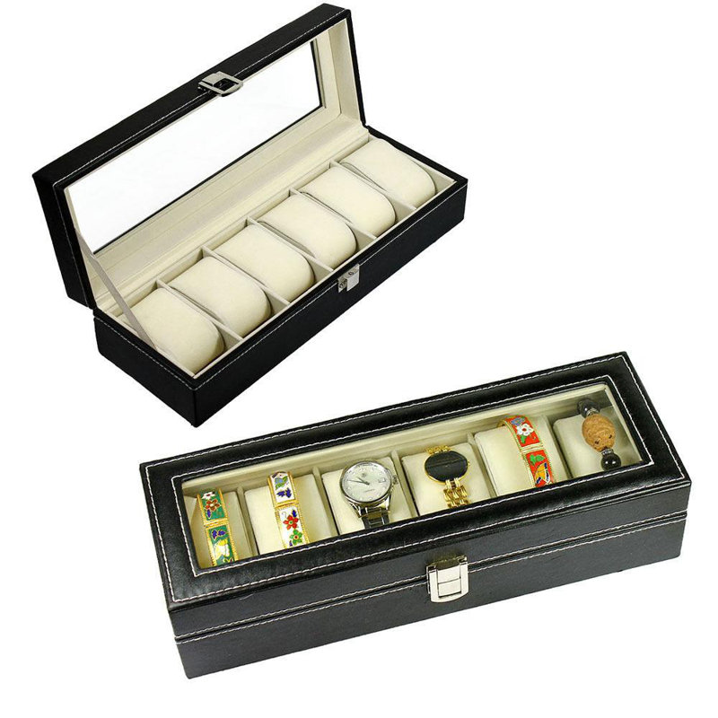 Wood Watch Box + Locking
