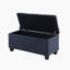 Grand ensemble de repose-pieds avec rangement, repose-pieds combiné 3 en 1, repose-pieds en lin-615660084