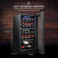 Ivation Dual Zone 16.9'' Freestanding 28 Bottle Wine Refrigerator