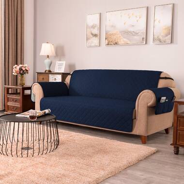 Latitude Run® Reversible Comfort Non-Slip Oversize Box Cushion Sofa  Slipcover & Reviews