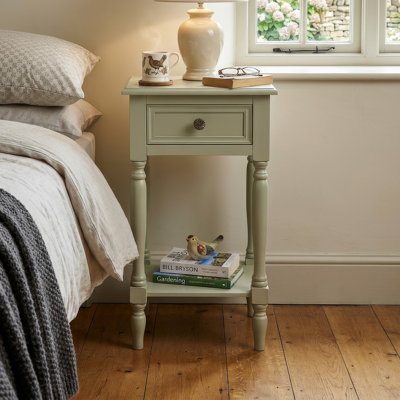 Solid Wood Top Side Table