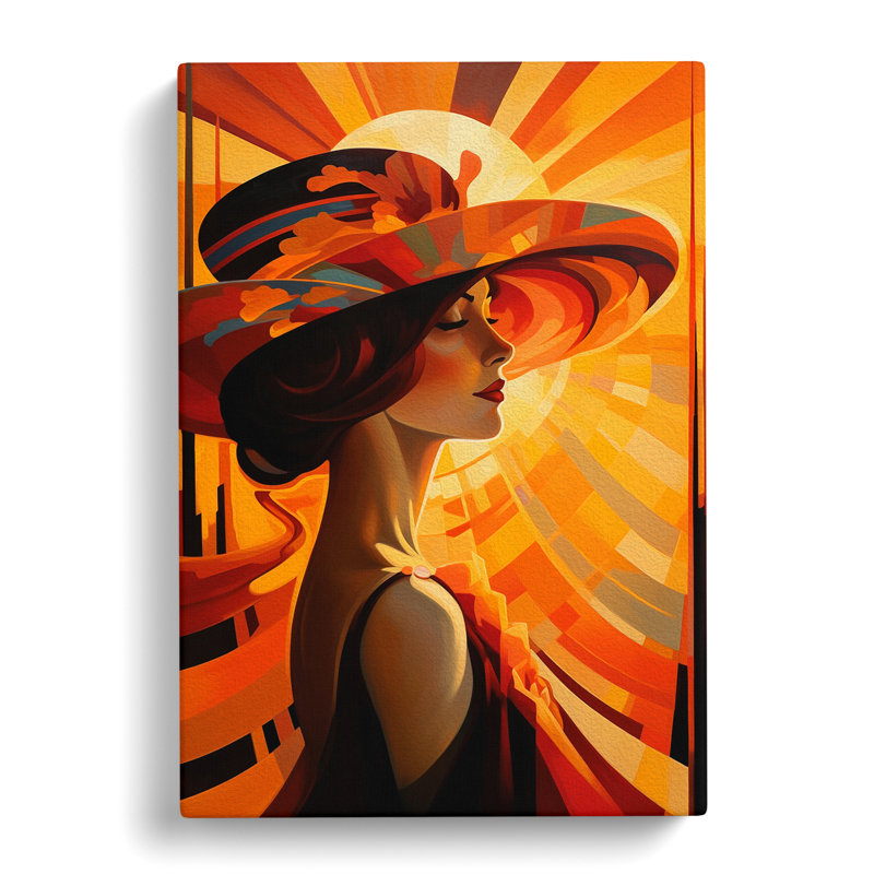Sunset Expressionism No.2 - Wrapped Canvas, 60cm H x 40cm W x 3cm D