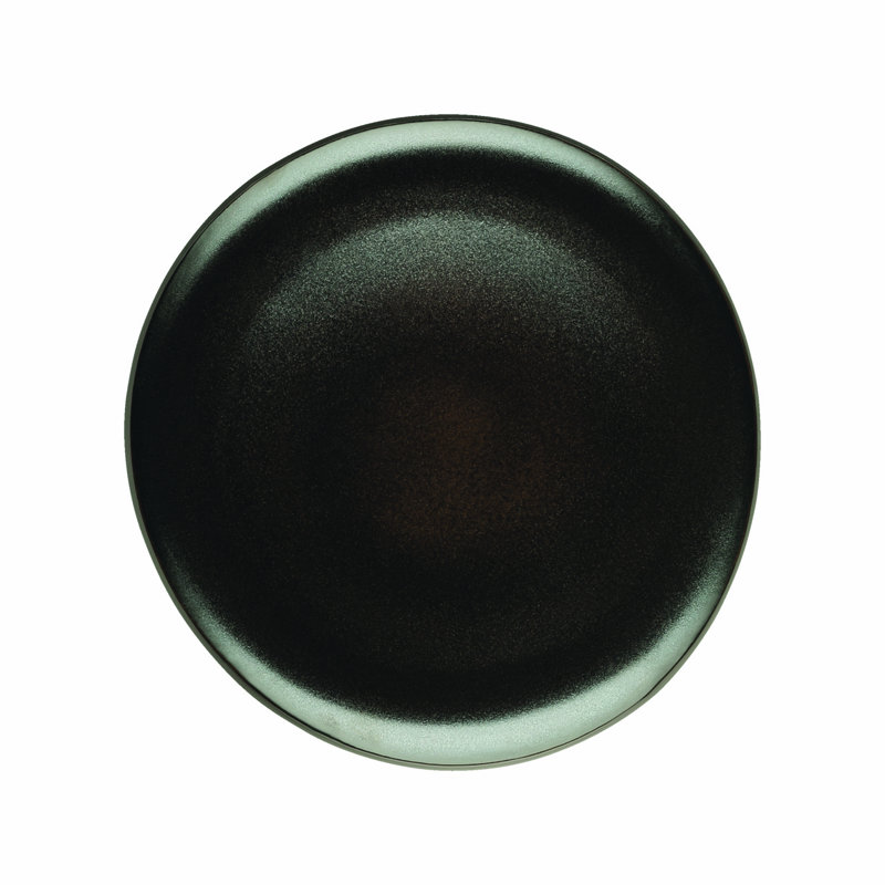 Junto Handmade Stoneware Dinner Plate, Slate Gray