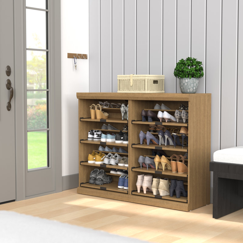 Ensemble de rangement à chaussures coulissant à 8 tablettes ClosetMaid Mosaics