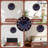 Pixel Art Clock Retro Cyberpunk Cityscape Wall Clock
