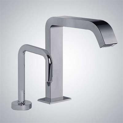 BathSelect Pescara Hands-Free Automatic Sensor Faucet and Touchless Liquid Soap Dispenser
