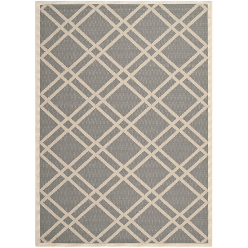 Joyner Geometric Indoor / Outdoor Area Rug, Rectangle 79 x 152 cm