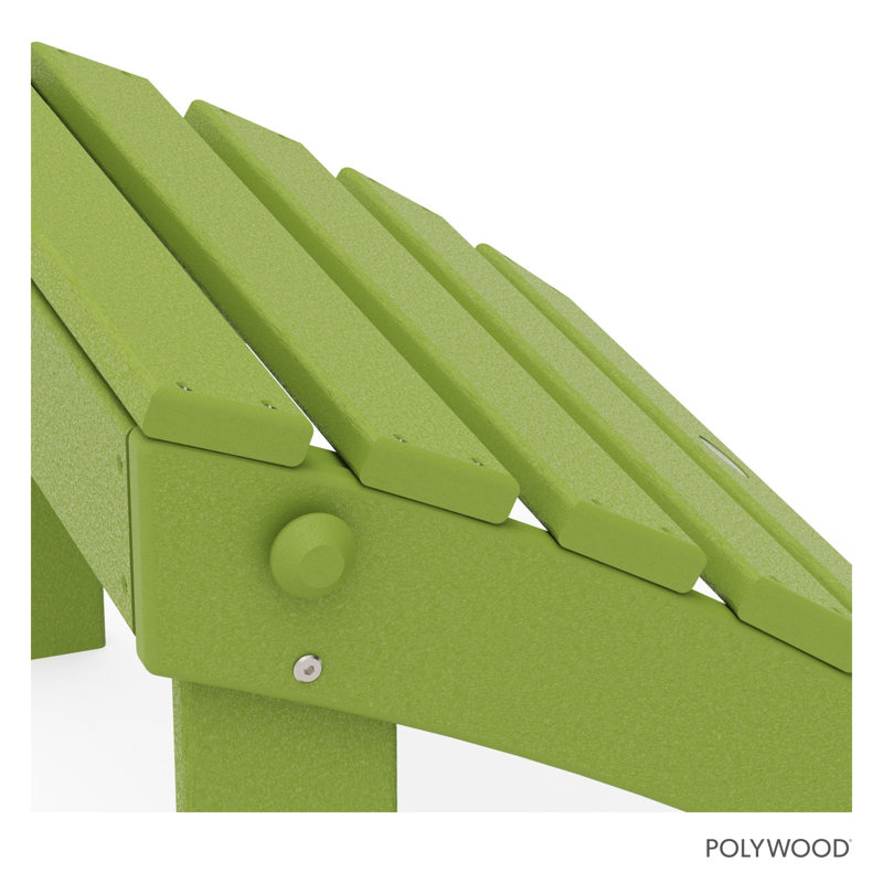 Repose-pieds pliant classique POLYWOOD Adirondack, Vert