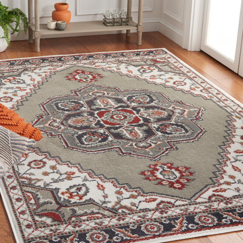 Pyramid Performance Oriental Rug, Rectangle 5'3" x 7'8"