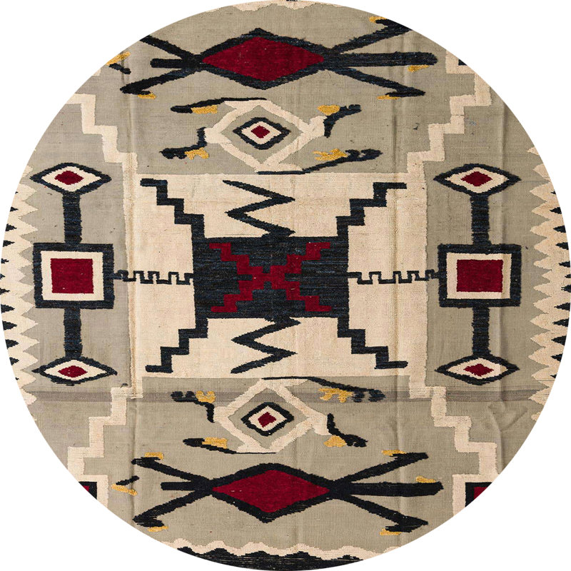 Tapis abstrait moderne 5214, Rond 4 pi