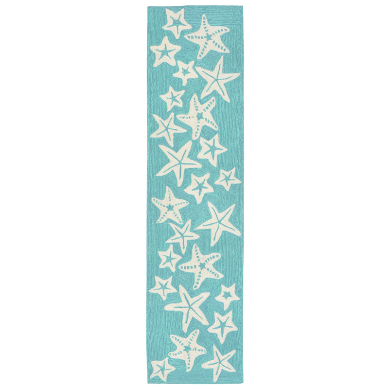 Vogt Performance Hand Tufted Indoor / Outdoor Rug, Runner 2' x 8'