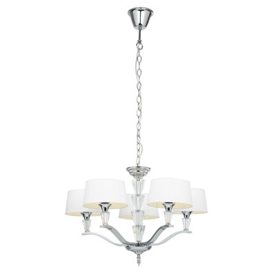 Galilee 5 - Light Shaded Chandelier