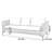 Brenli 78.74'' Wide Rectangle Wicker Patio Sofa with Cushions
